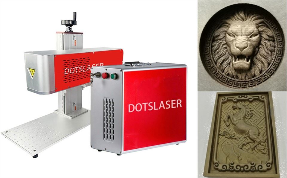 3D laserový značkovač se zakřiveným povrchem