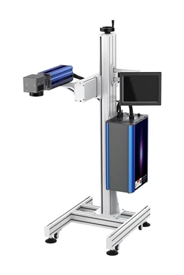 20W vláknový létající laserový značkovací stroj