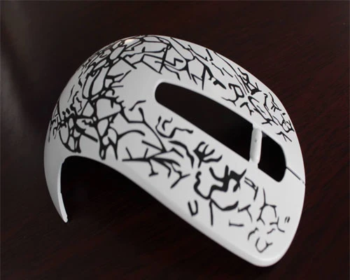 Laser engraving on mouse pad